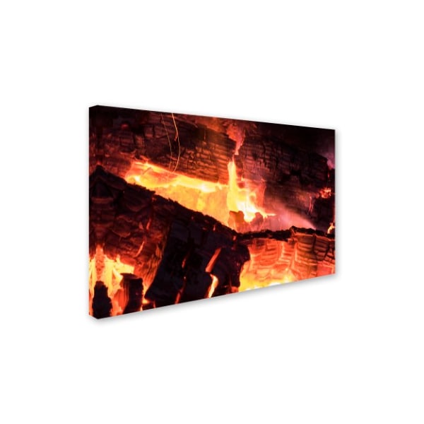 Kurt Shaffer 'Fireplace' Canvas Art,30x47